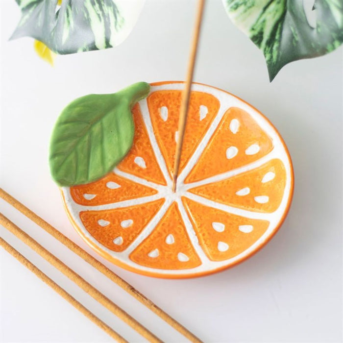 Orange Slice Incense Stick Holder - The Gift Cabin UK