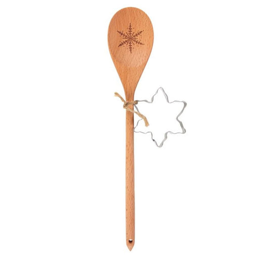 Snowflake Wooden Spoon Baking Set - The Gift Cabin UK