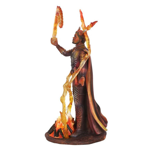 Fire Elemental Wizard Figurine by Anne Stokes - The Gift Cabin UK