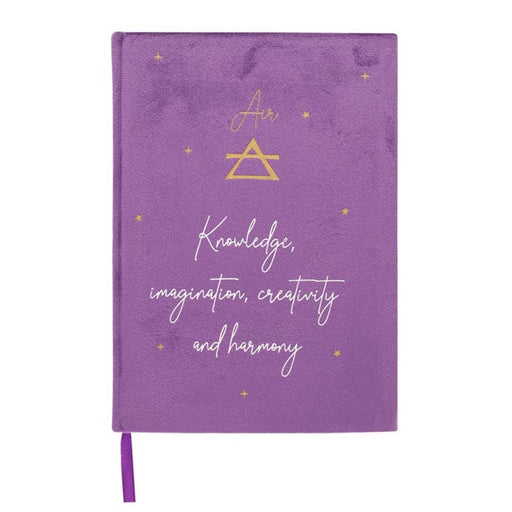 Air Element Velvet A5 Notebook - The Gift Cabin UK