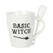 Basic Witch Mug and Spoon Set - The Gift Cabin UK