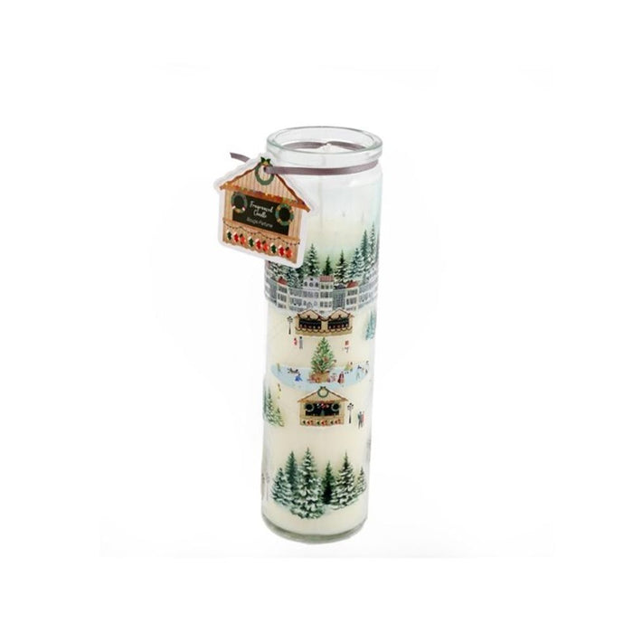 20cm Christmas Market Tube Candle - The Gift Cabin UK