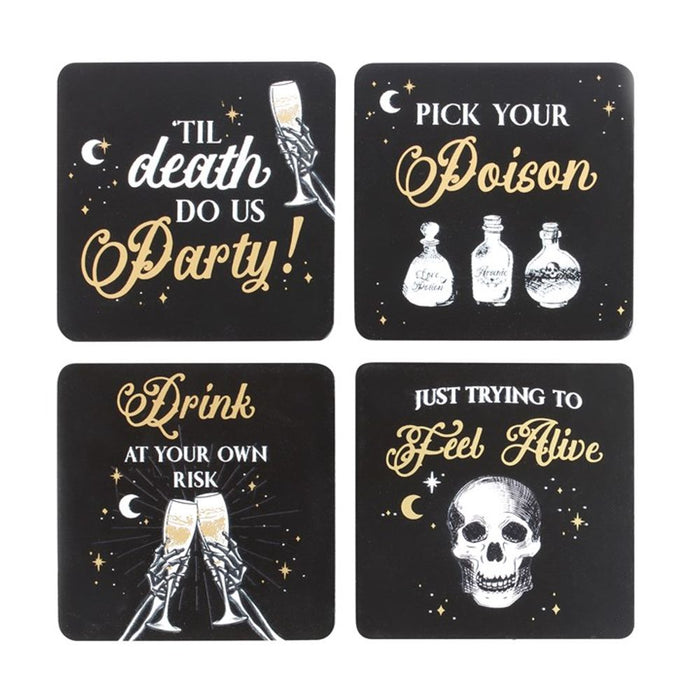 Til Death Do Us Party Coaster Set - The Gift Cabin UK