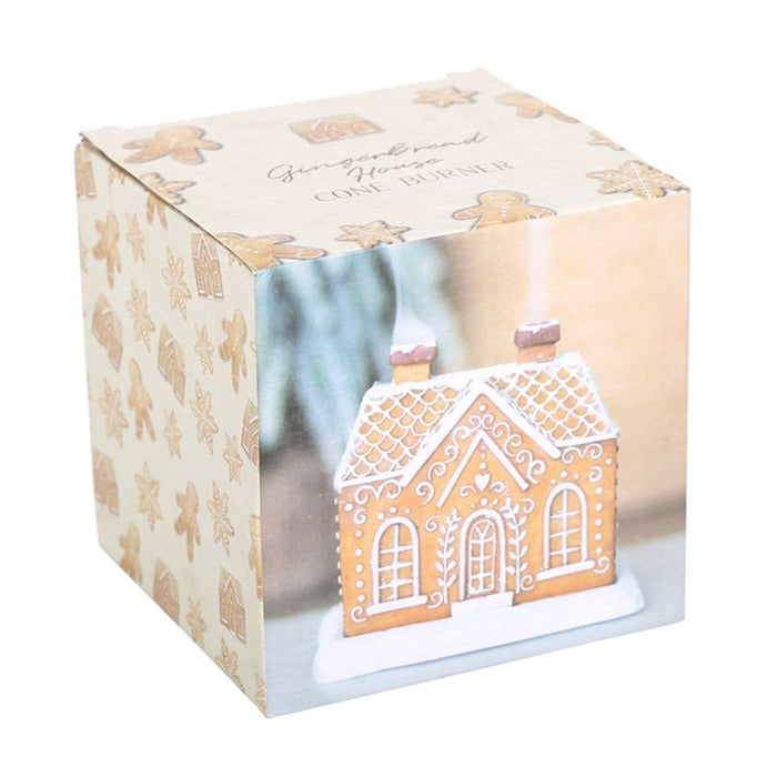 Gingerbread House Incense Cone Burner - The Gift Cabin UK