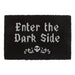 Black Enter The Dark Side Coir Doormat - The Gift Cabin UK