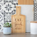 Eat, Drink and Be Merry Bamboo Serving Board - The Gift Cabin UK