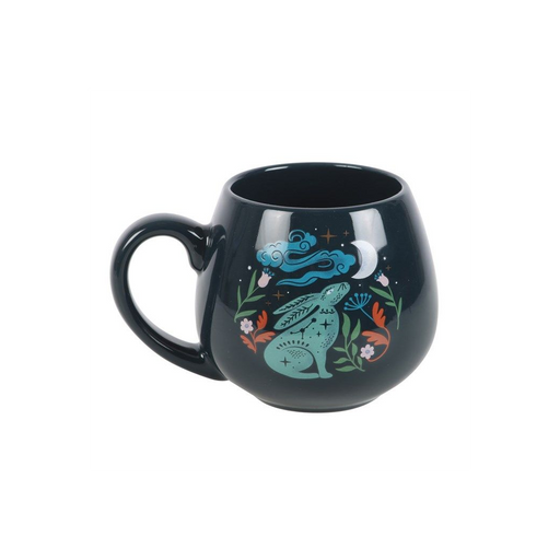 Midnight Hare Rounded Mug - The Gift Cabin UK