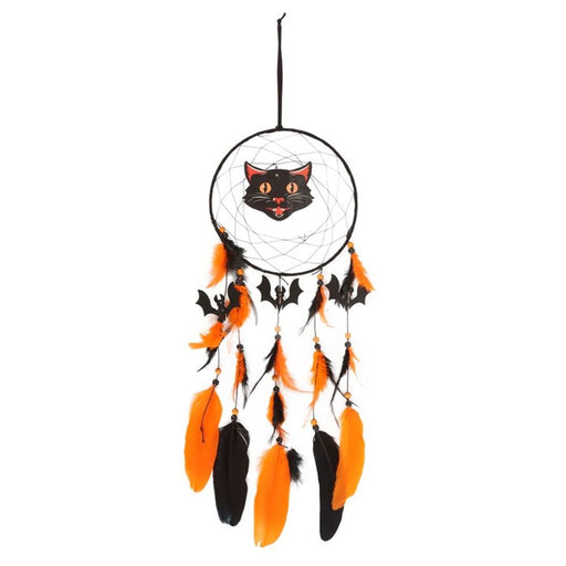 Black Cat Halloween Dreamcatcher - The Gift Cabin UK