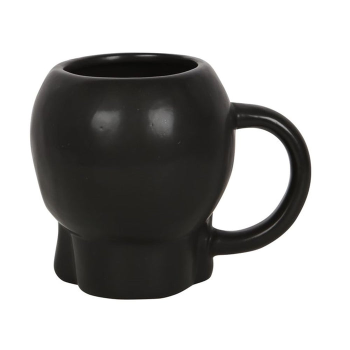 Matte Black Skull Mug - The Gift Cabin UK