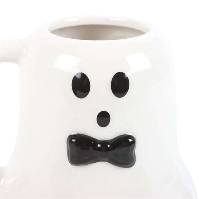 Mr Boo Ghost Shaped Mug with Bow Tie - The Gift Cabin UK