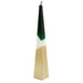 32cm Green and Gold Pyramid Candle - The Gift Cabin UK