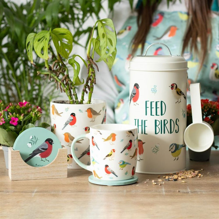 British Garden Birds Ceramic Plant Pot - The Gift Cabin UK