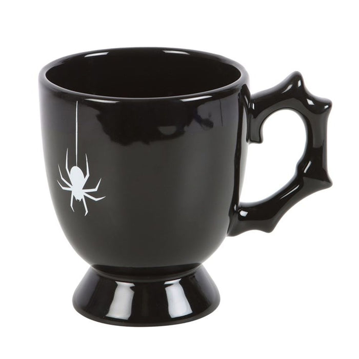 Black Spider Teacup - The Gift Cabin UK