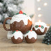 Christmas Pudding Shaped Mug - The Gift Cabin UK