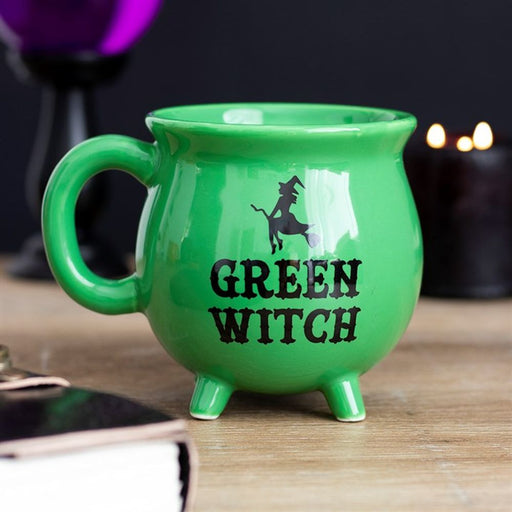 Green Witch Cauldron Mug - The Gift Cabin UK