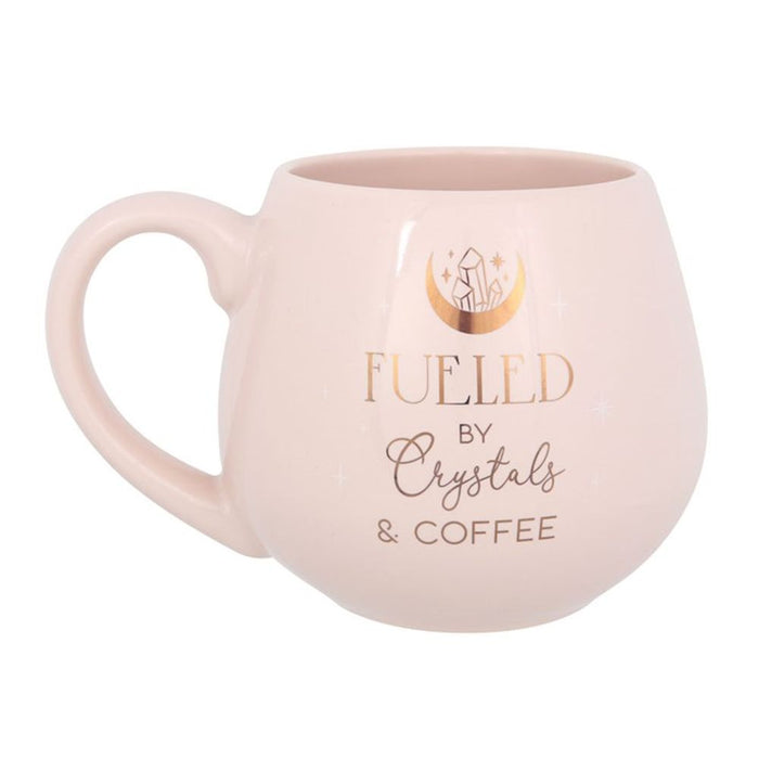 Crystals and Coffee Rounded Mug - The Gift Cabin UK