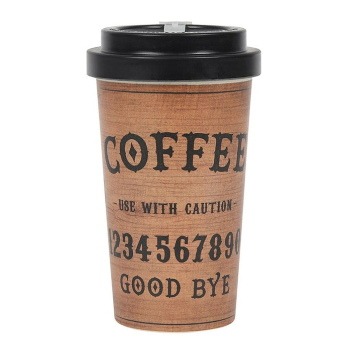 Classic Talking Board Bamboo Eco Travel Mug - The Gift Cabin UK