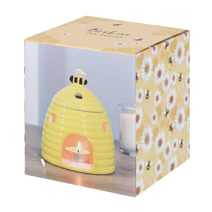 Yellow Beehive Oil Burner - The Gift Cabin UK