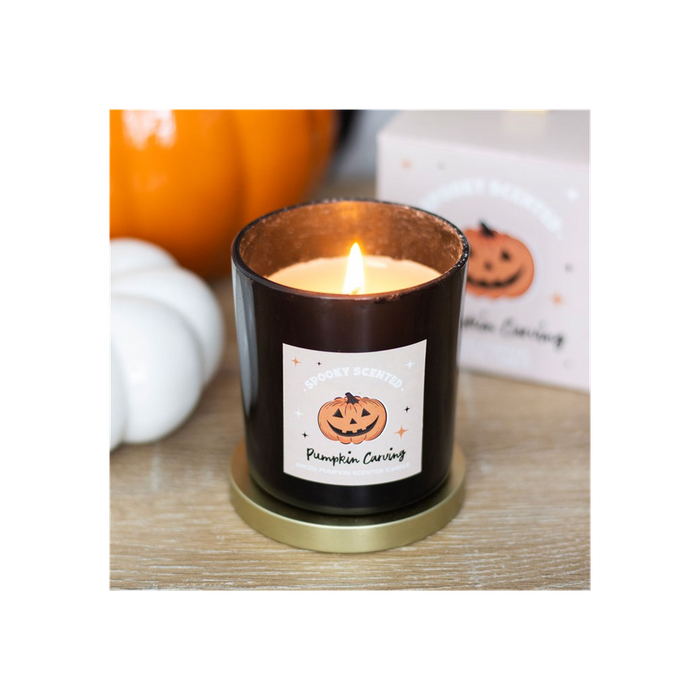 Pumpkin Carving Spiced Pumpkin Candle - The Gift Cabin UK