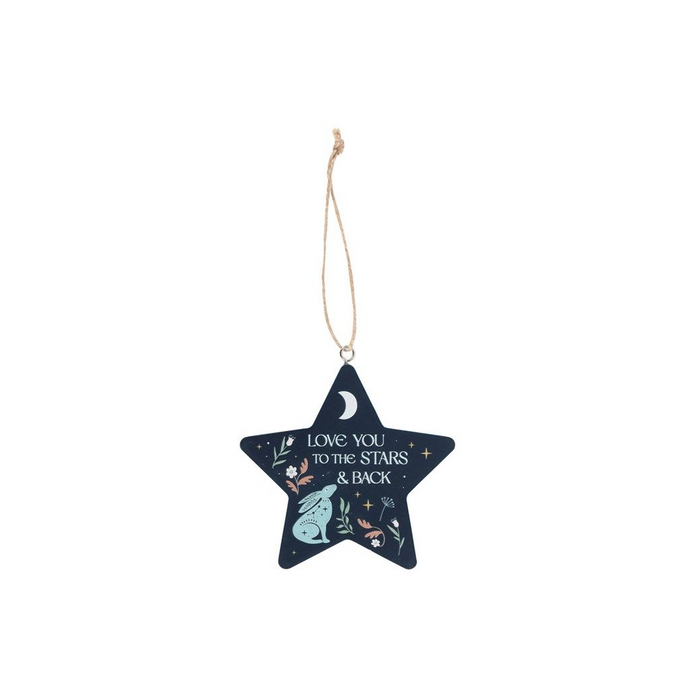 Love You to the Stars and Back Hare Hanging Decoration - The Gift Cabin UK