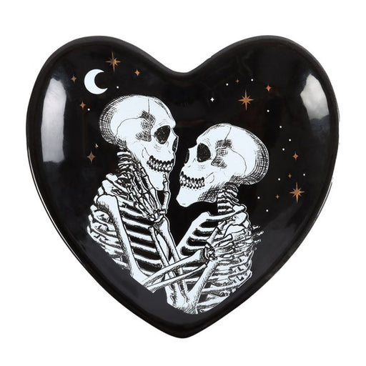 Skeleton Couple Heart Trinket Dish - The Gift Cabin UK