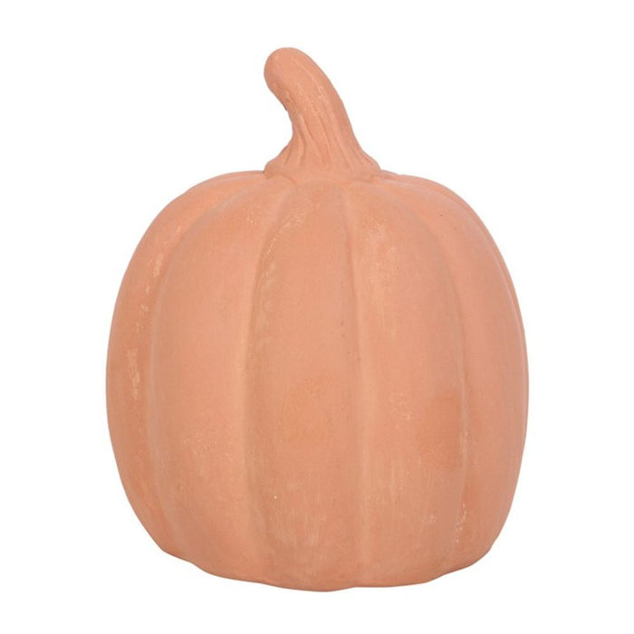 12.5cm Terracotta Pumpkin Ornament - The Gift Cabin UK