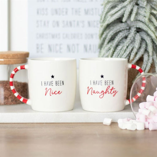 Naughty and Nice Couples Mug Set - The Gift Cabin UK