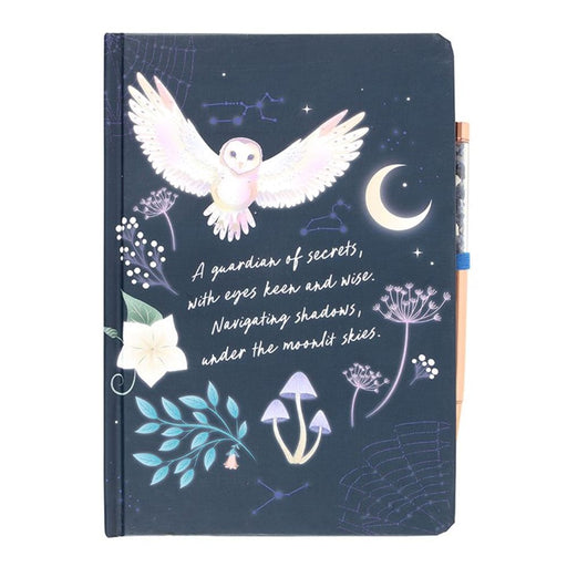 Night Owl Journal with Sodalite Pen - The Gift Cabin UK