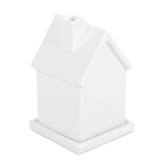 White House Incense Cone Holder - The Gift Cabin UK