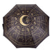 Black Astrology Wheel Umbrella - The Gift Cabin UK