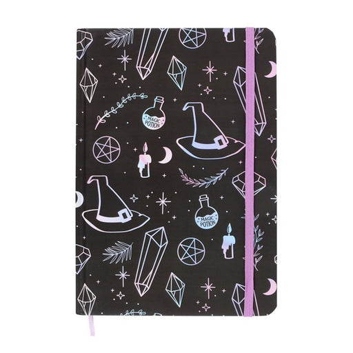 Crystal Witch Print A5 Notebook - The Gift Cabin UK