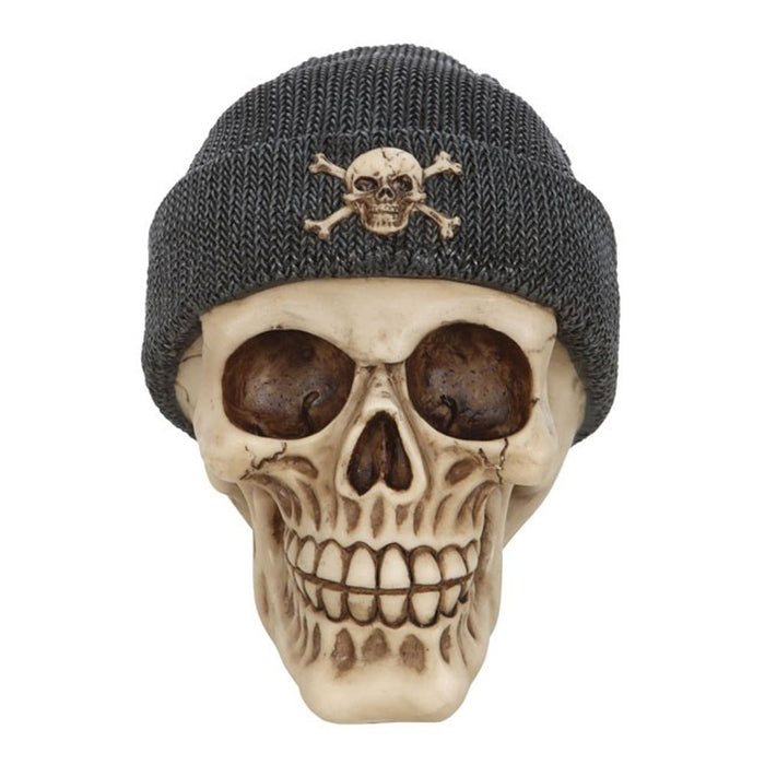 Skull Ornament with Beanie - The Gift Cabin UK