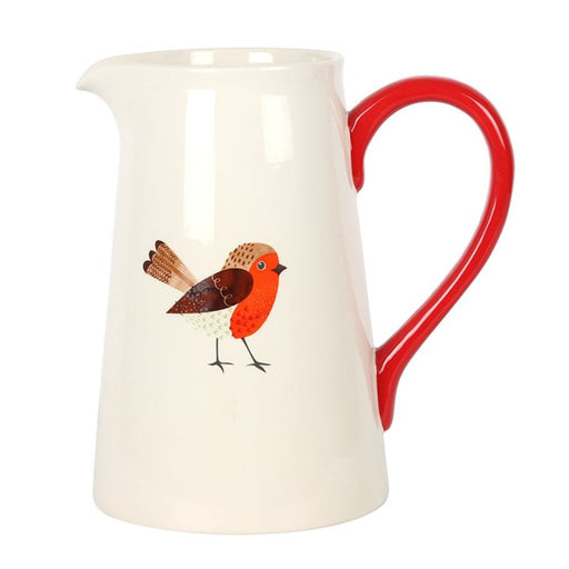 Large Robin Flower Jug - The Gift Cabin UK