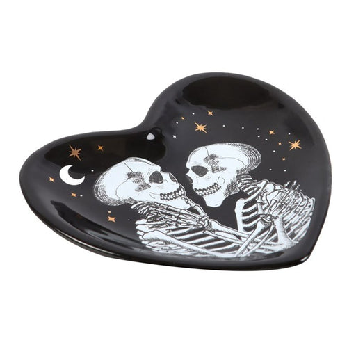 Skeleton Couple Heart Trinket Dish - The Gift Cabin UK