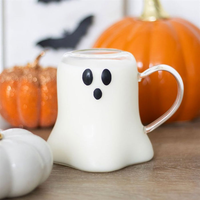 Ghost Shaped Glass Mug - The Gift Cabin UK