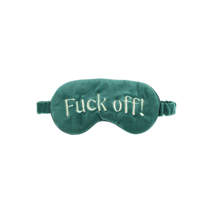 Sweary Velvet Sleep Mask