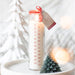 White Vanilla Advent Tube Candle - The Gift Cabin UK