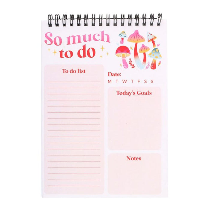 So Much To Do Mushroom List Pad - The Gift Cabin UK