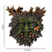 Green Man Small Face Plaque - The Gift Cabin UK