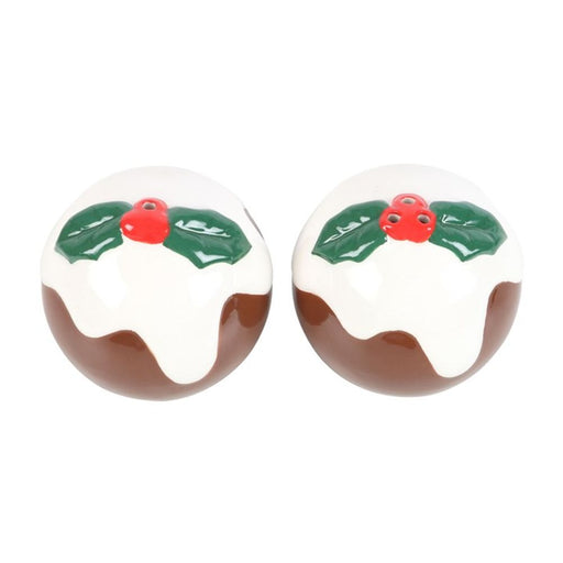 Christmas Pudding Salt and Pepper Shakers - The Gift Cabin UK