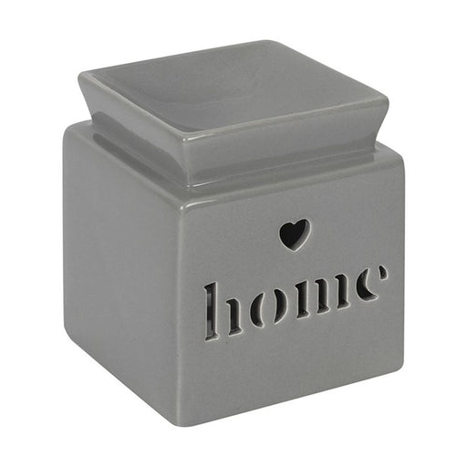 Grey Home Cut Out Oil Burner - The Gift Cabin UK