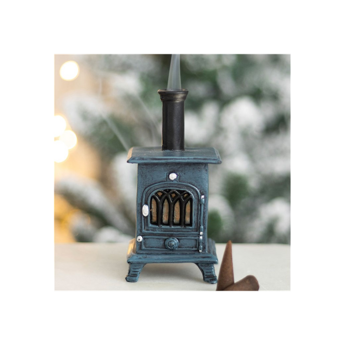 Stove Shaped Incense Cone Burner - The Gift Cabin UK