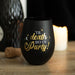 Til Death Do Us Party Stemless Wine Glass - The Gift Cabin UK