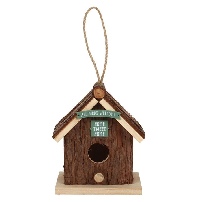 Wood Bark Bird House - The Gift Cabin UK