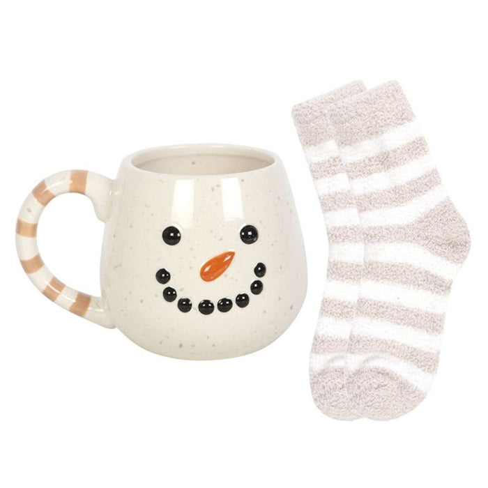 Snowman Mug and Socks Set - The Gift Cabin UK