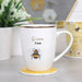 Queen Bee Ceramic Mug and Coaster Set - The Gift Cabin UK