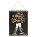 Til Death Do Us Party Champagne Hanging Metal Sign - The Gift Cabin UK