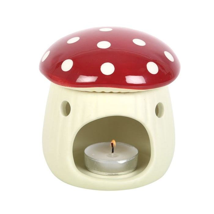 Mushroom Shaped Oil Burner and Wax Warmer - The Gift Cabin UK