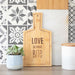 Love At First Bite Bamboo Serving Board - The Gift Cabin UK