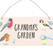 Grandma's Garden British Garden Birds Sign - The Gift Cabin UK